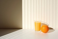 Orange juice and orange fruit drink glass. AI generated Image by rawpixel.