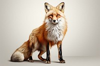  Fox fox wildlife animal. AI generated Image by rawpixel.