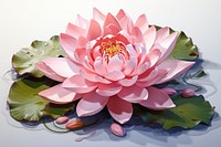  Lotus flower petal plant. AI generated Image by rawpixel.