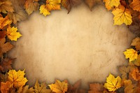 Background frame in autumn backgrounds plant leaf. AI generated Image by rawpixel.