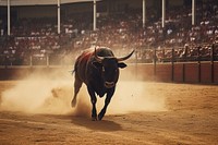 Bullfighting in spain livestock bullring cattle. 