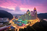 Genting Highland Malaysia architecture cityscape building.