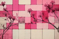 Fuchsia collage grid architecture backgrounds blossom.
