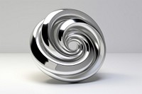 Spiral spiral silver steel.
