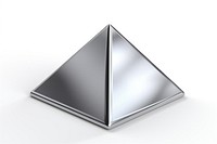 Triangle white background electronics simplicity.