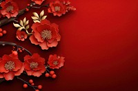 Chinese New Year style of Flower flower backgrounds plant.