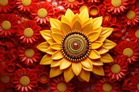 Chinese New Year style of Sunflower backgrounds sunflower pattern.