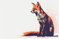 Fox fox wildlife cartoon.