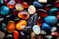 Gemstones backgrounds jewelry pebble. 