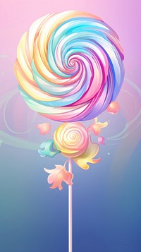 Lollipop candy food confectionery.