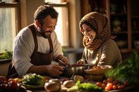 Middle eastern people adult togetherness freshness.