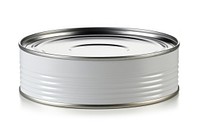 Tin can container food white background. AI generated Image by rawpixel.