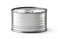 Tin can white background container aluminium. AI generated Image by rawpixel.
