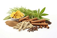 Immunity booster herbs spice plant food.