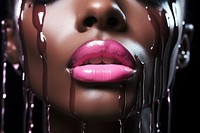 Lips lipstick adult mouth. AI generated Image by rawpixel.