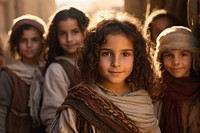 Middle eastern people portrait child photo.