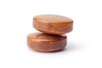 Rock heavy element Pills shape chocolate dessert food.