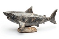 Rock heavy element Shark shape shark animal fish.