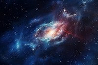  Galaxy universe nebula space. AI generated Image by rawpixel.