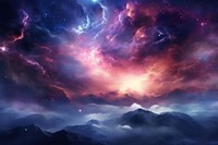  Universe universe nebula astronomy. AI generated Image by rawpixel.