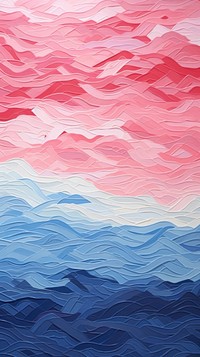 Blue and pink ocean backgrounds outdoors painting.