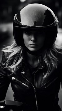 Photography of biker photography portrait helmet.