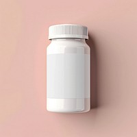 Plastic pill bottle  jar medication container.