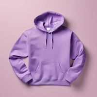 Hoodie  sweatshirt purple coathanger.