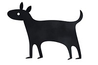 Black dog silhouette kangaroo mammal. AI generated Image by rawpixel.