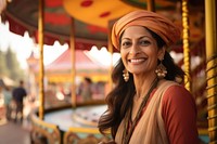 Indian middle age women portrait adult smile.