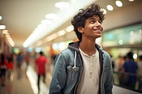Indian teen age men adult smile architecture.