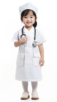Japanese kid doctor costume child white.