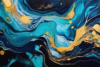 Turquoise and gold backgrounds abstract painting. AI generated Image by rawpixel.