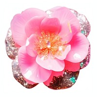 Flower brooch petal plant. AI generated Image by rawpixel.