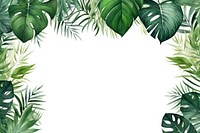 Tropical leaves green backgrounds nature.