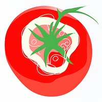 Tomato shape fruit plant. AI generated Image by rawpixel.