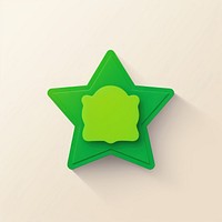 PNG 5 pointed star symbol green circle. AI generated Image by rawpixel.
