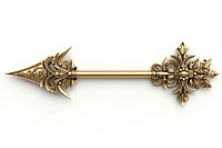 The Baroque Arrow dagger brooch gold.