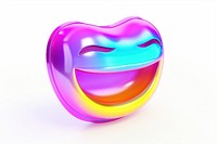 Social media emoji purple white background confectionery.