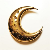 A Islamic Luxury Crescent moon crescent night gold.