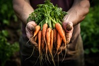 Carrot vegetable gardening outdoors. AI generated Image by rawpixel.