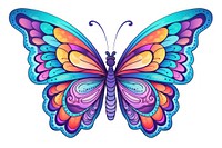 Butterfly pattern purple art. AI generated Image by rawpixel.