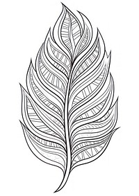 Leaf sketch drawing doodle. AI generated Image by rawpixel.