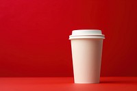 Coffee cup  drink mug red.