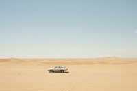 Desert desert outdoors horizon.