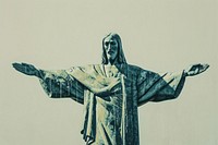 A statue of Jesus Christ sculpture art representation.