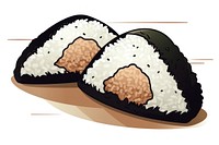 Onigiri rice ball sushi food meal.