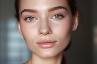 Young woman skin portrait adult. AI generated Image by rawpixel.