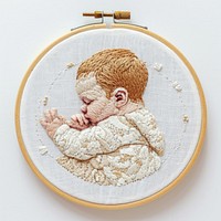 A baby embroidery pattern representation.
