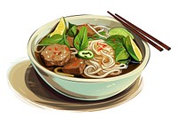 Pho food noodle soup.